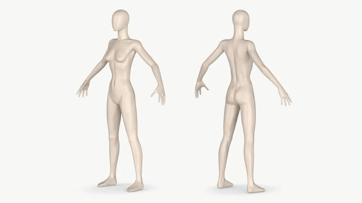 Mannequin Female 3D model