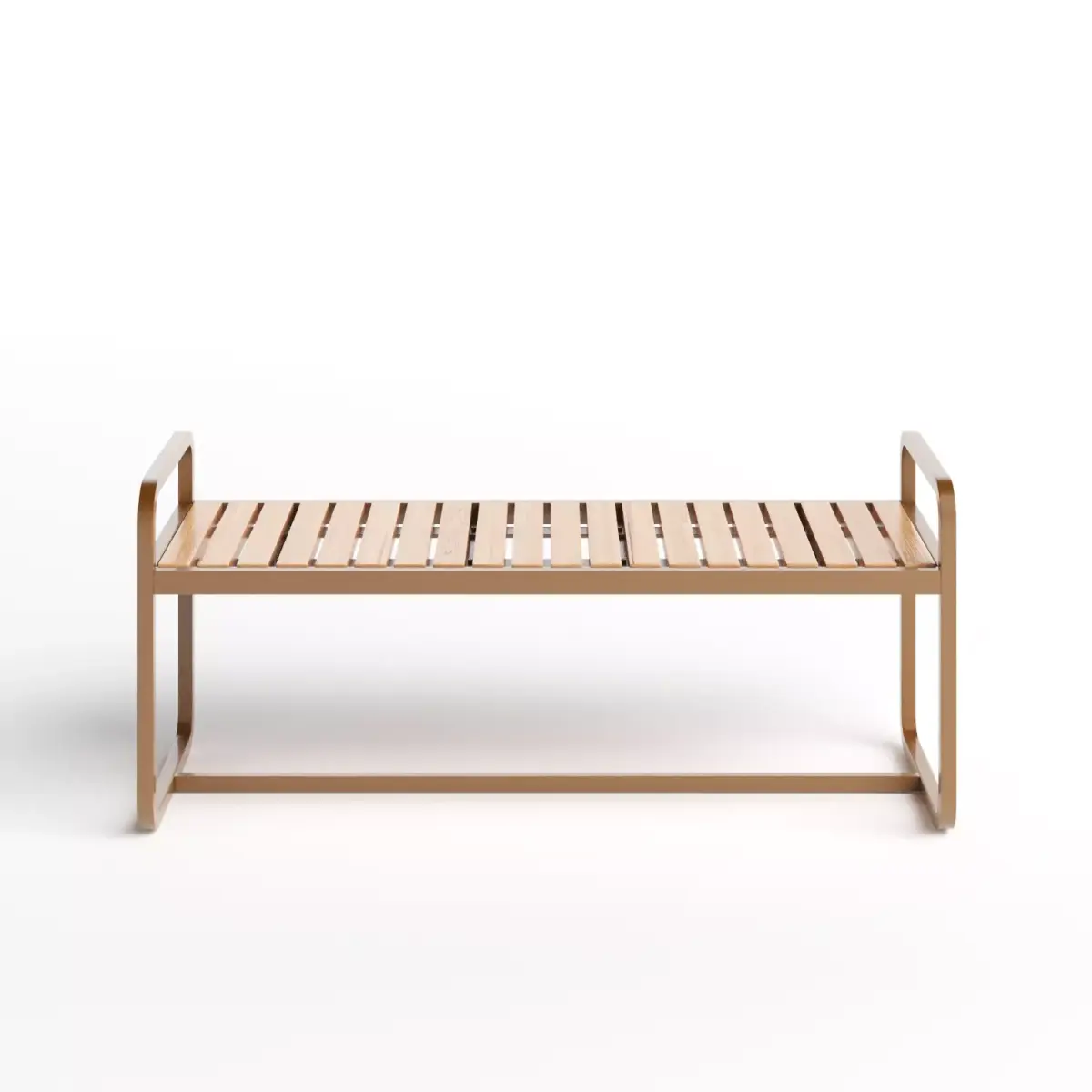Bayside Straight Bench 3D model