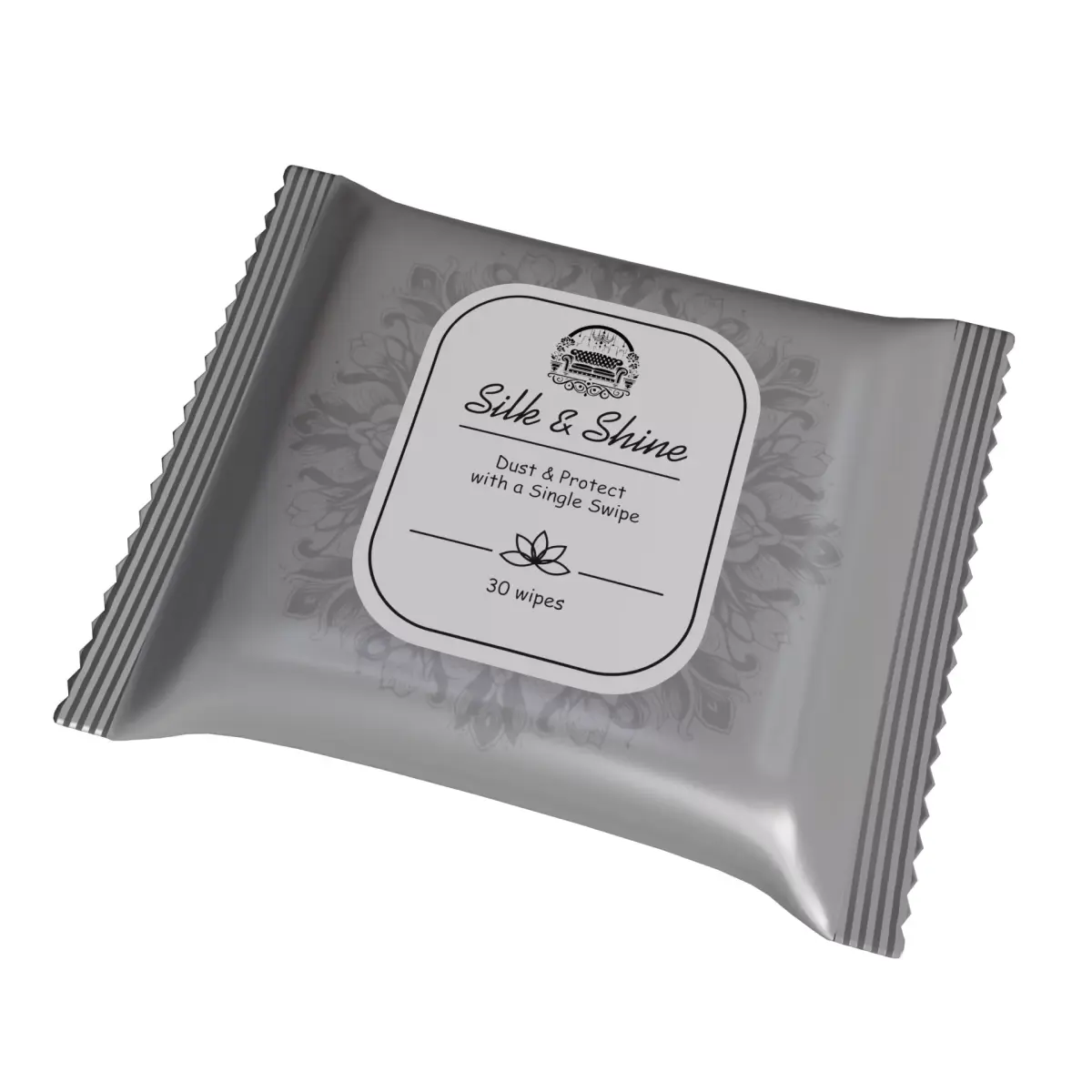 Kitchen and bathroom cleaners Silk  Shine Furniture Wipes Free low-poly 3D model