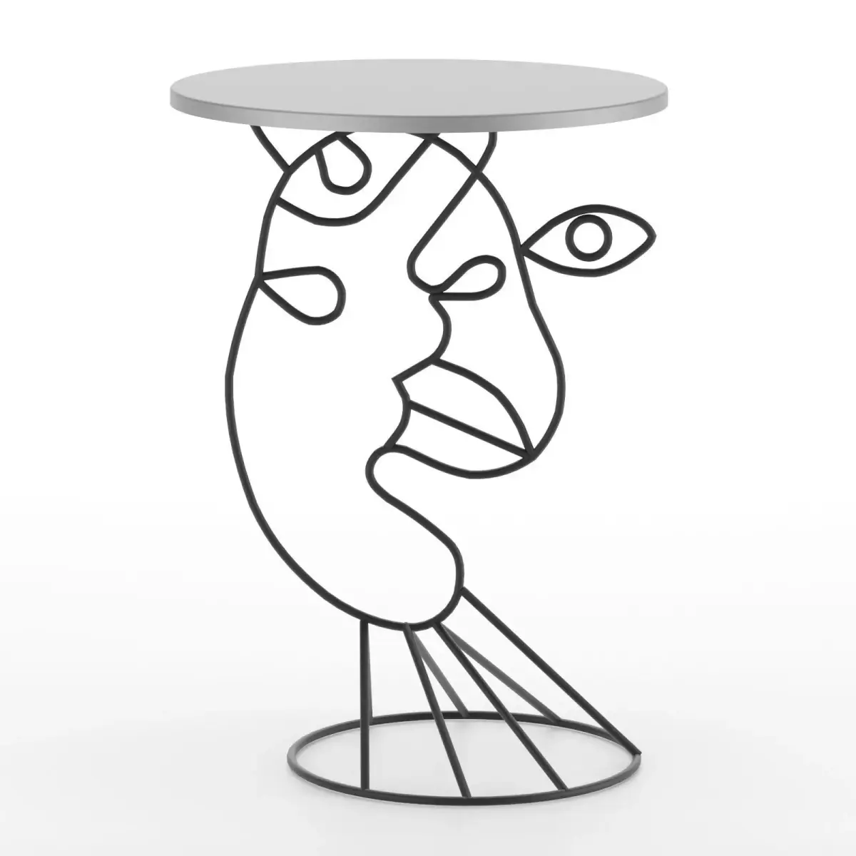 Silhouette IndoorOutdoor Side Table 3D model
