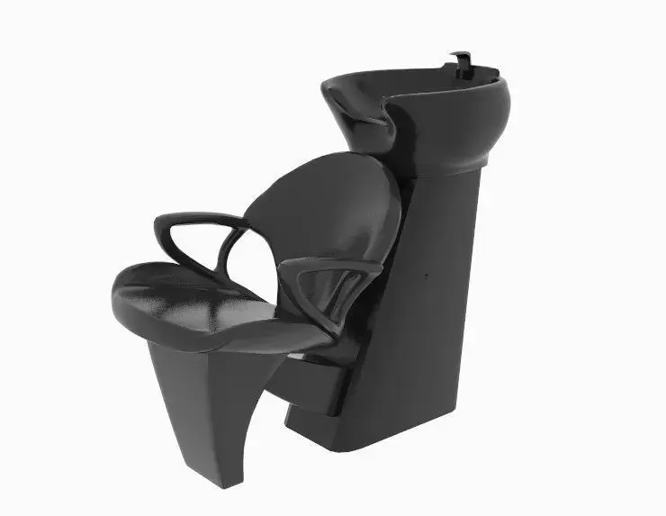 Barbershop furniture Free 3D model