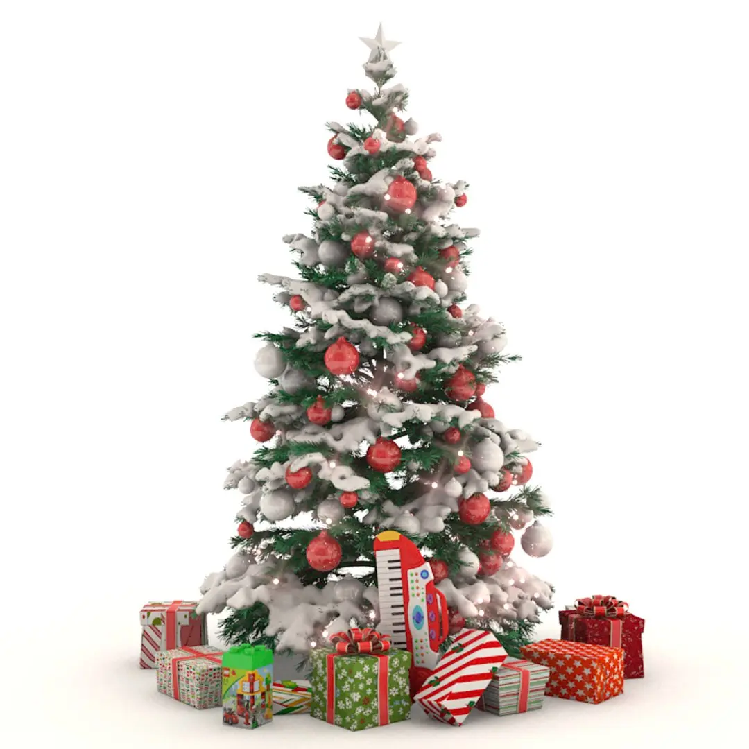 Christmas Tree with Gifts 3D model get