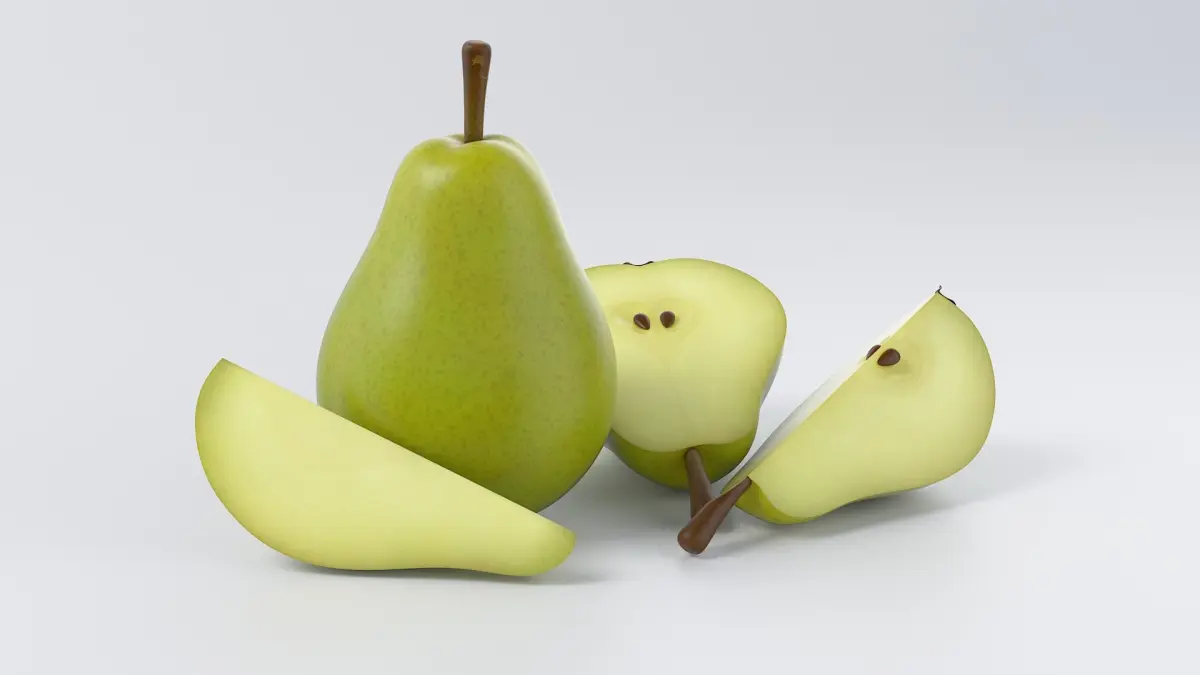 Cartoon Pear 3D model