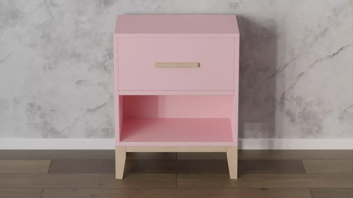 Modern Bedside Design Free 3D model buy