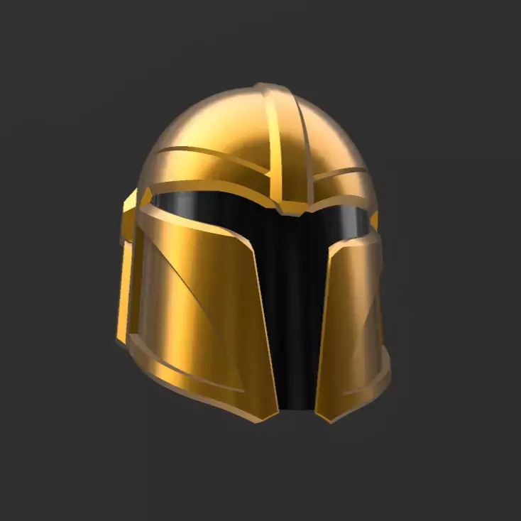 Custom Mandalorian Helmet 3D print model buy