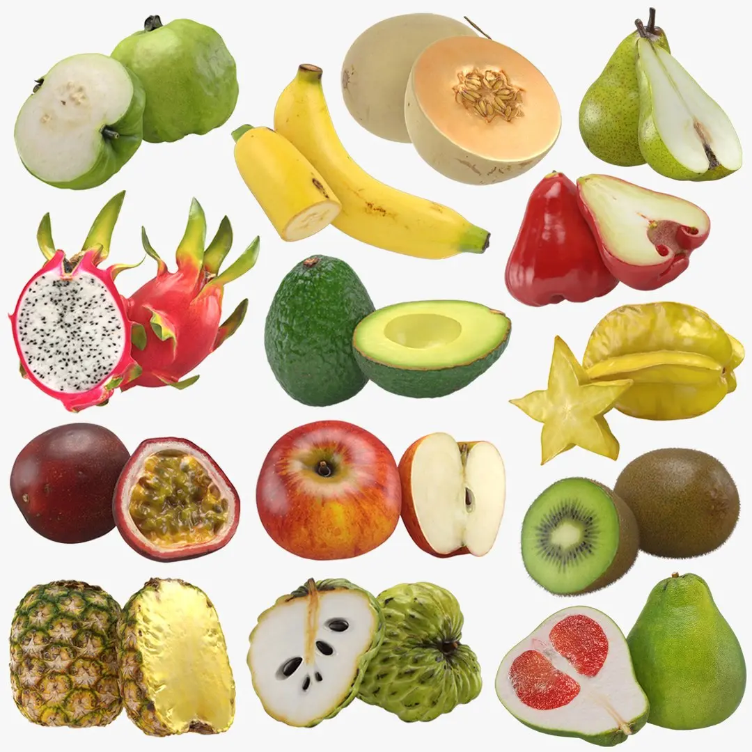 Fruit and Half Collection 2 3D model