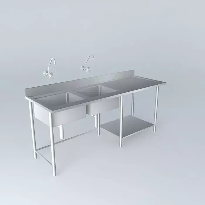 Kit 219 Bench Steel 2 Cubas V2 Alex Marques Free 3D model