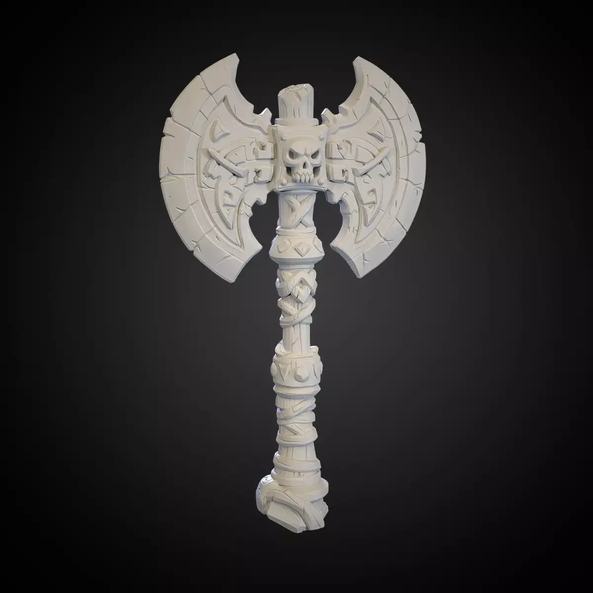 Stylized Axe 12 3D model