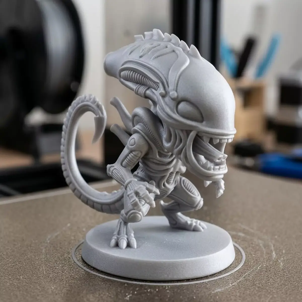 Alien Xenomorph Chibi 3D print model
