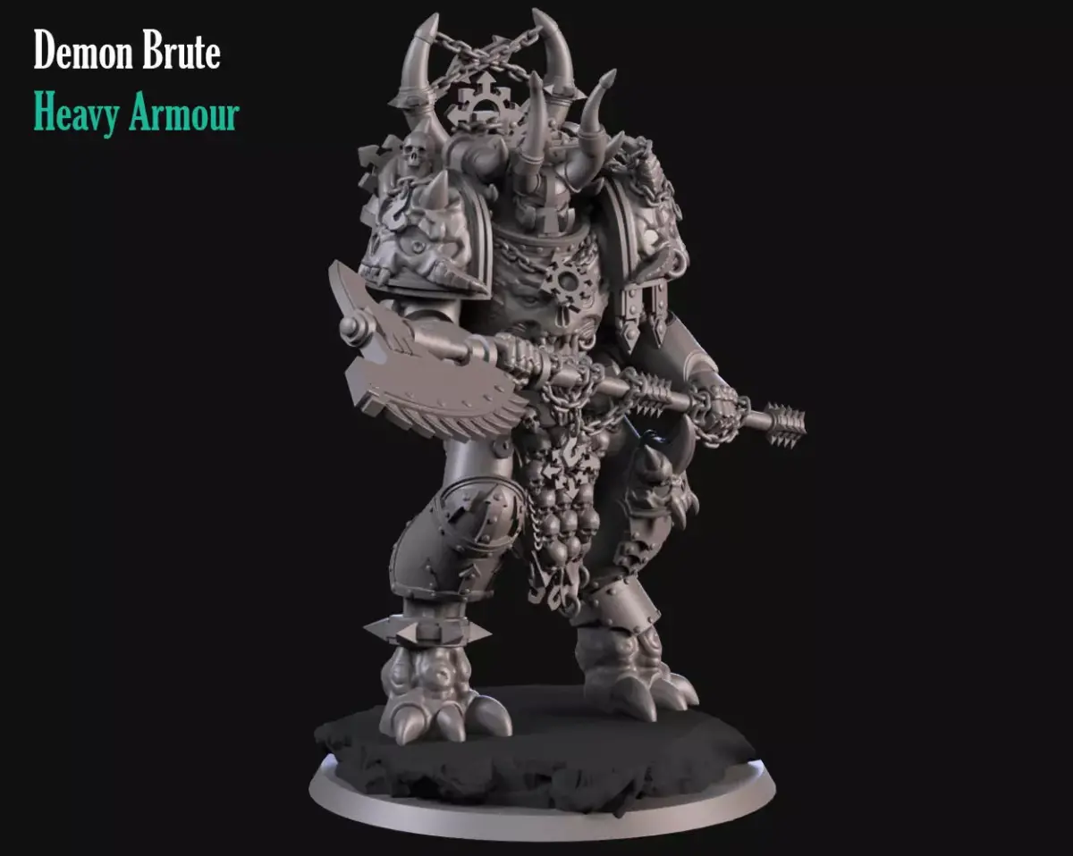 Demon Brute 3D print model