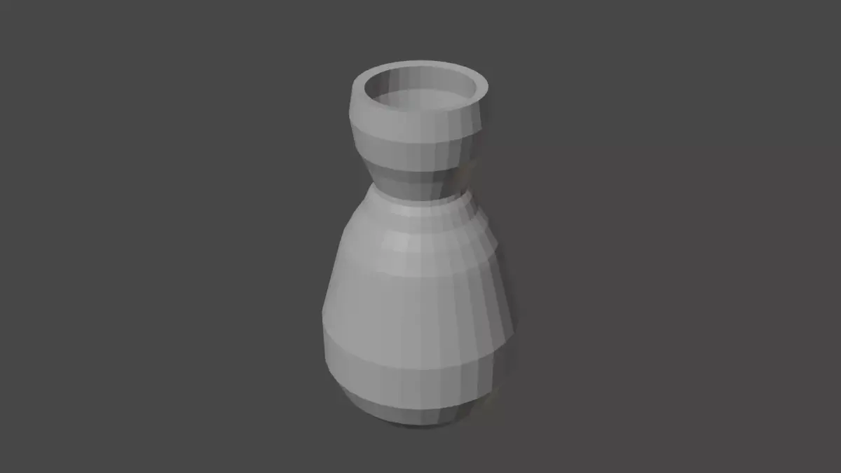 Big Potery Vase Free low-poly 3D model
