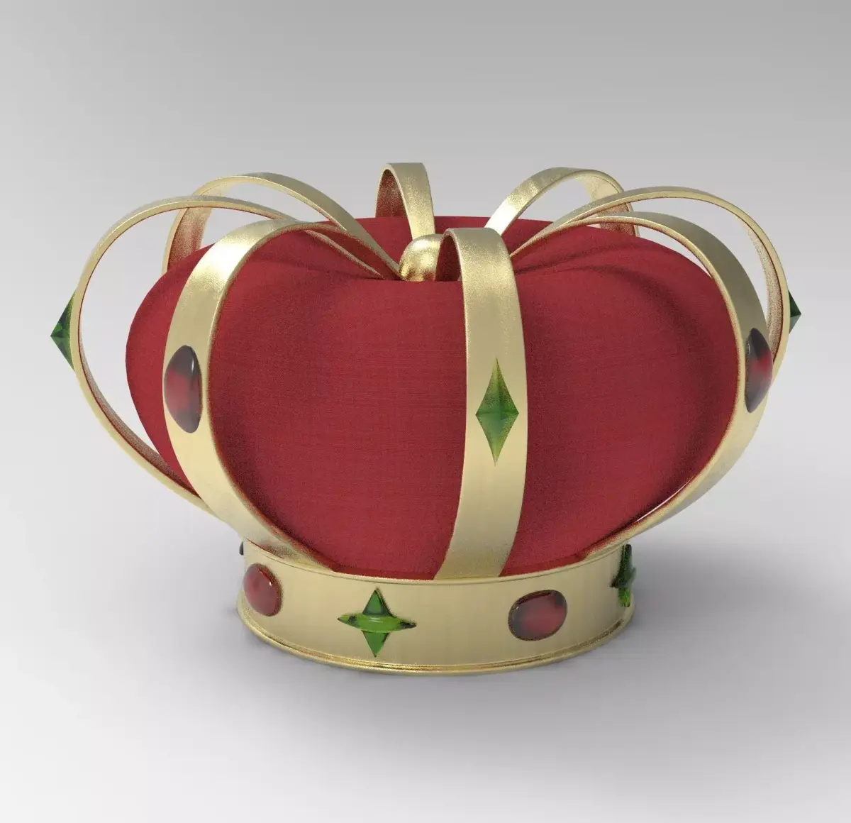 King Crown Low-poly 3D model purchase