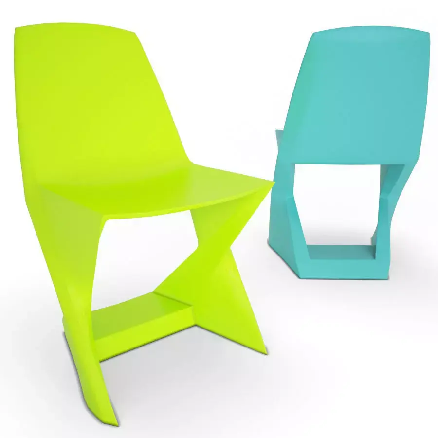 Plastic Chair Iso Qui est Paul Free 3D model