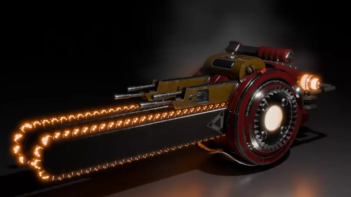 Chain Gun 3D model