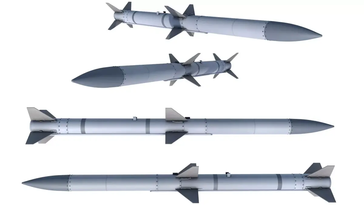 AIM 120 AMRAAM 3D model