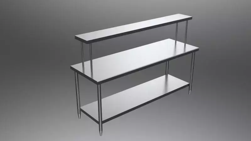 stainless steel table  Free 3D model