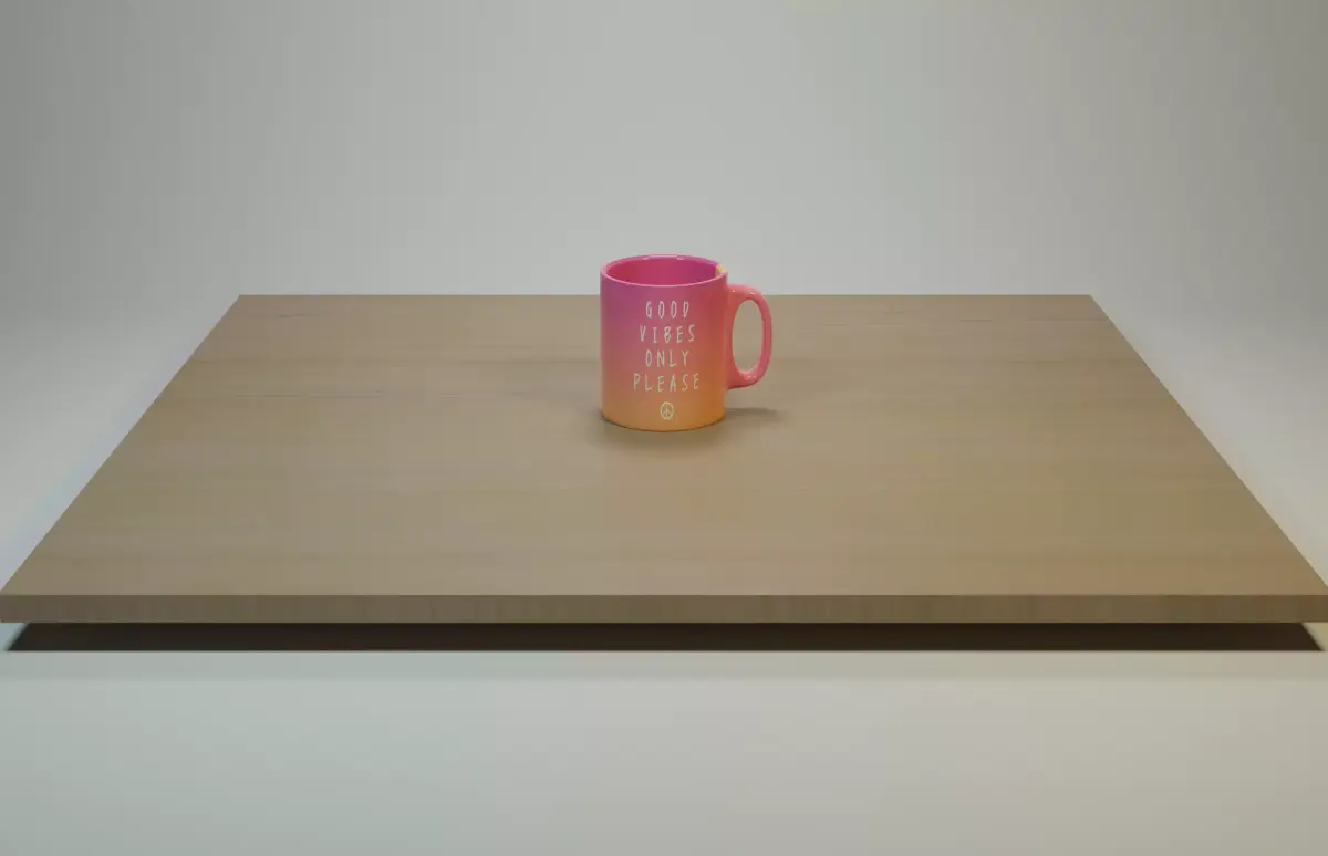 Mug Good Vibes Free 3D model