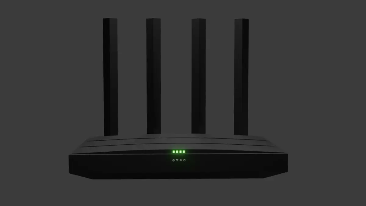 Router Free low-poly 3D model