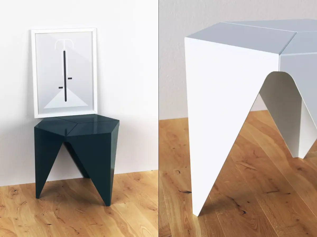 Prismatic Side Table Free 3D model