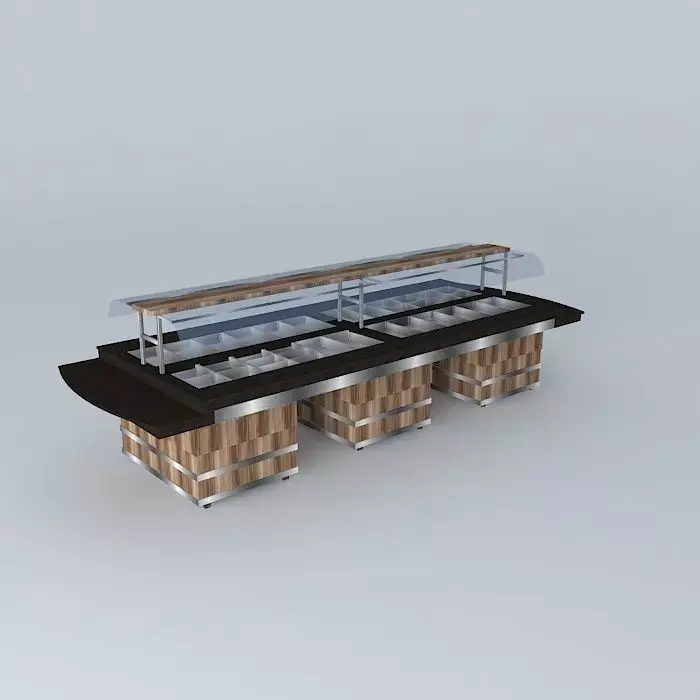 Kit010 Mesa Self Service por: Alex Marques Free 3D model