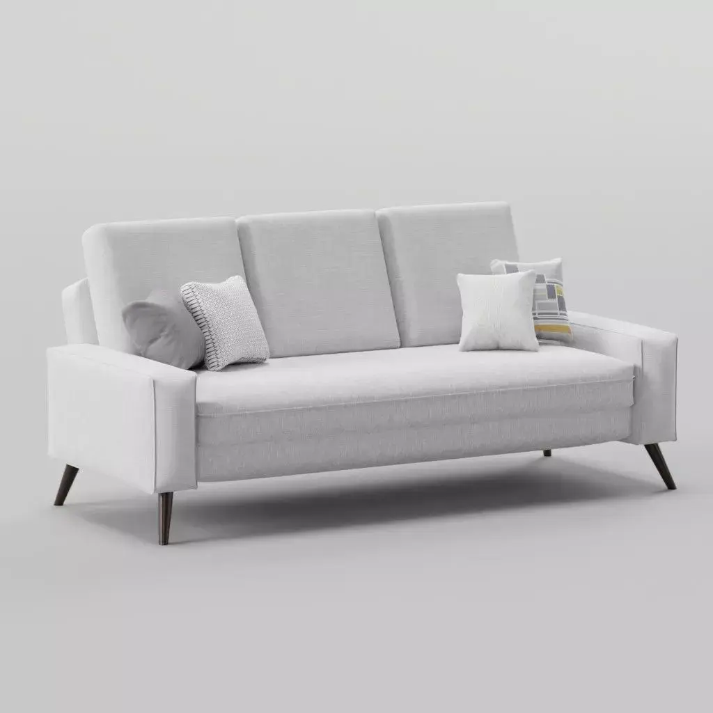 Scandinavian 3-seater sofa Free 3D model