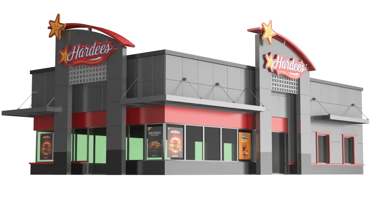 Hardees Fast food Building 3D model