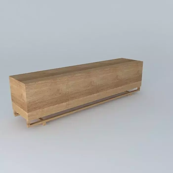 Sideboard Living Room Wood Free 3D model