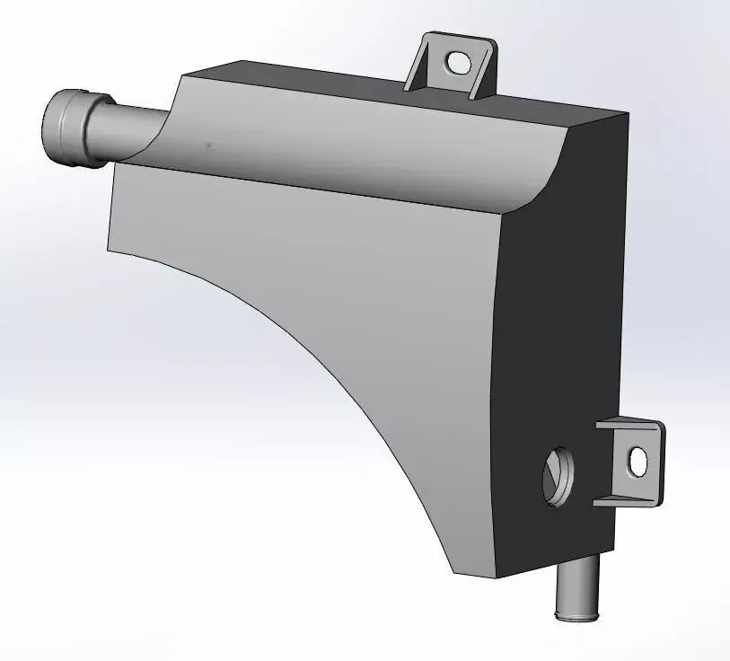 Citroen C3 Rally2 Engine Overflow Catch Tank 3D model