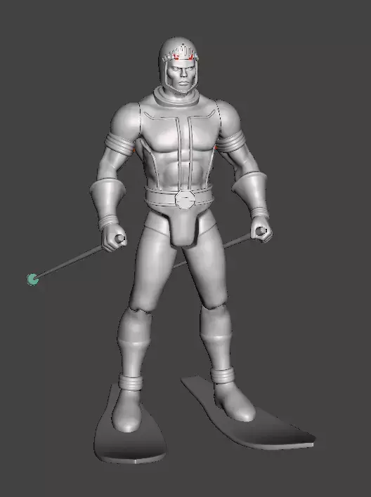 STL File 3D Super Powers Black Racer 3D print model 3D print model