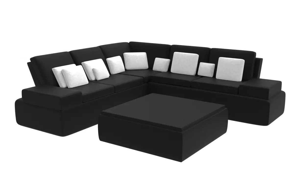 Sectional Sofa Free low-poly 3D model