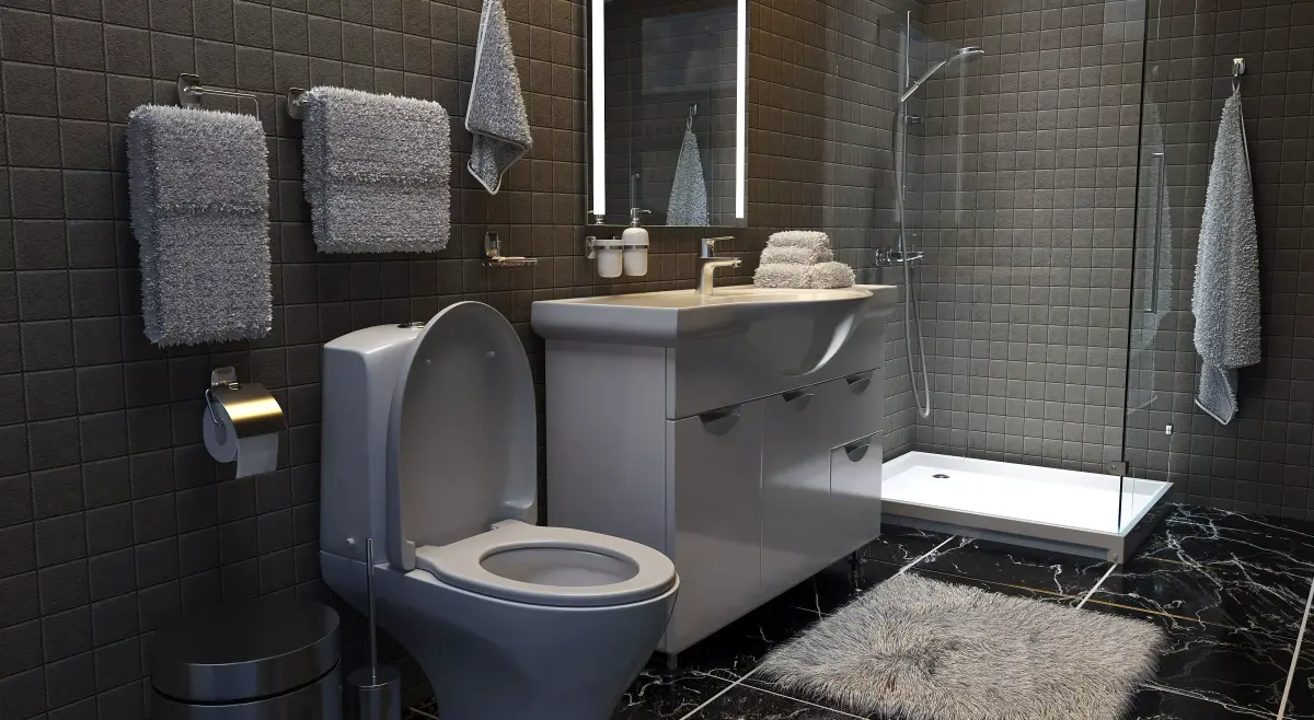 Inventory for an adjoining bathroom 3D model
