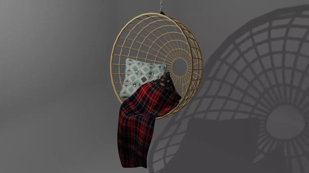Chair from up Free low-poly 3D model