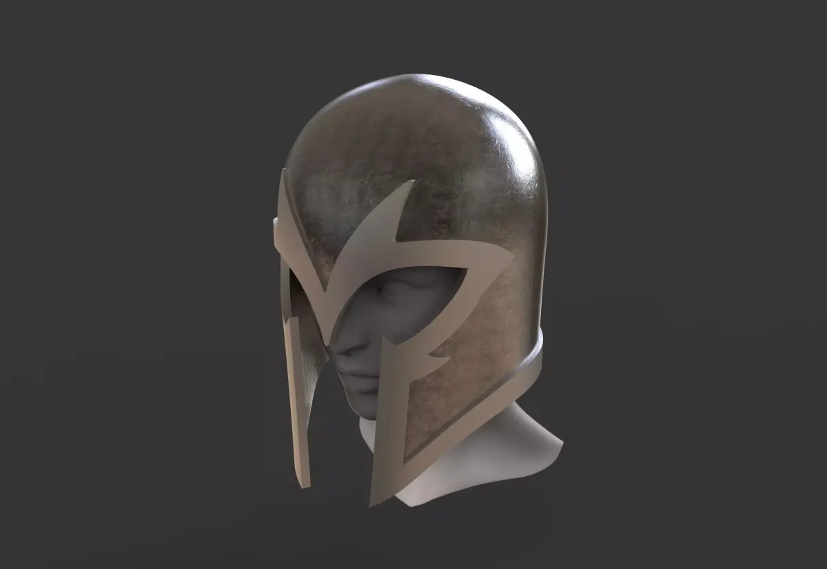 Magneto Helmet 3D print model purchase