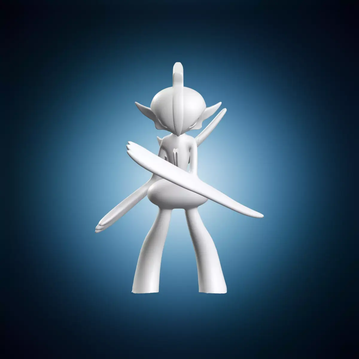 Gallade Miniature Figure 3D print model