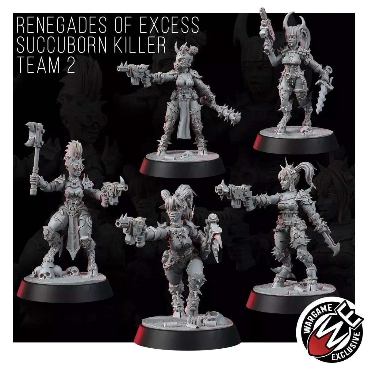 RENEGADES OF EXCESS SUCCUBORN KILLER TEAM 2 3D model