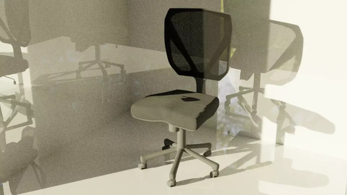 Office Swivel Chair Free 3D model