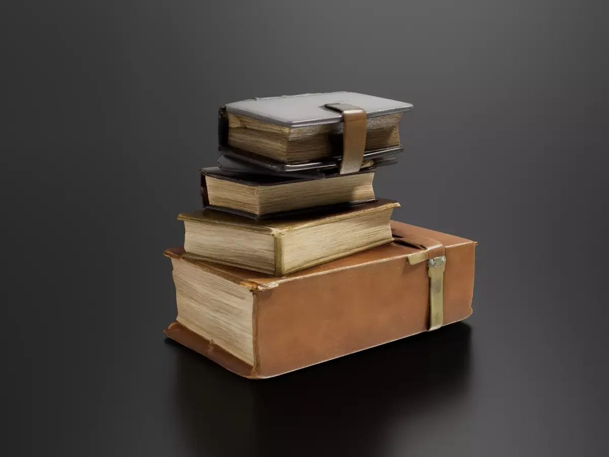 Old Book 02 3D print model
