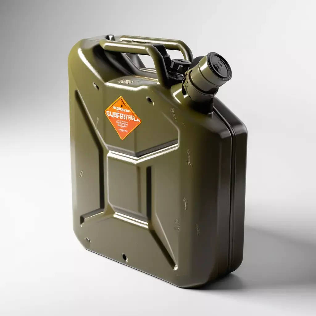 Weathered Military Fuel Jerry Can 3D model