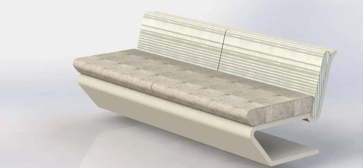 simple bench Free 3D model purchase