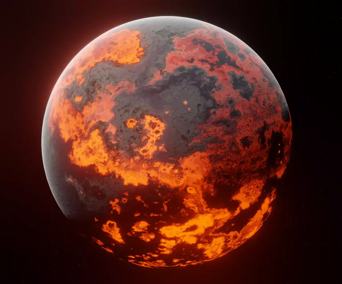 Planet Space Ready to game Low-poly 3D model 13