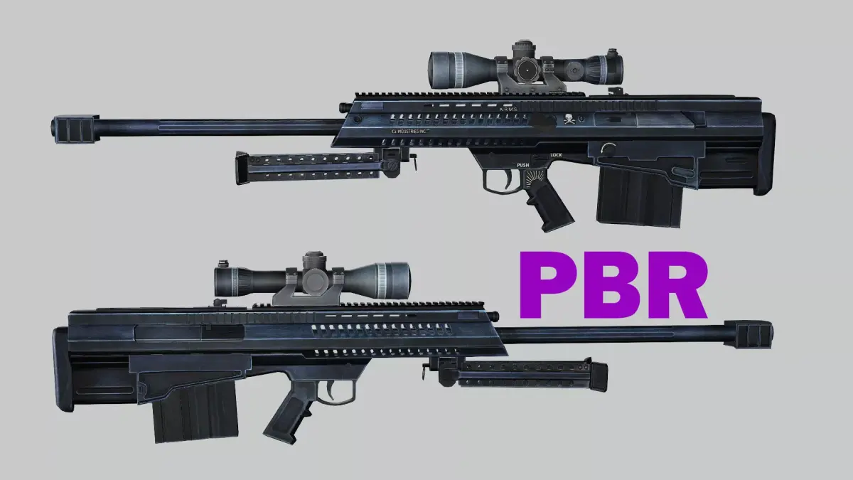Sniper Denel 12NTW-20 Low-Poly 3D Model Low-poly 3D model purchase
