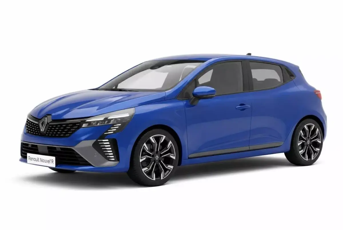 Renault Clio NouvelR Metallic Blue Hatchback 3D model