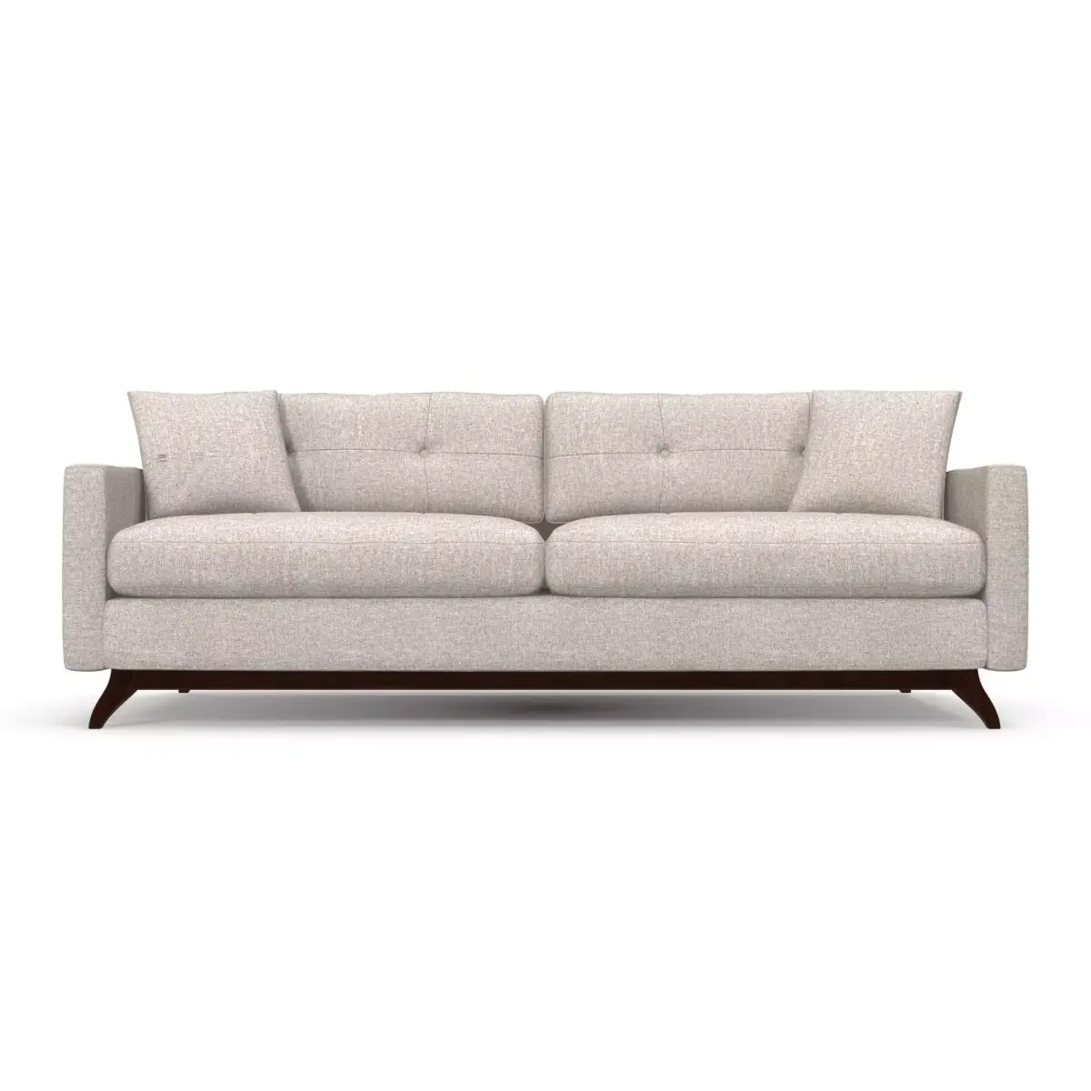 Nari Tufted Back Sofa With 2 Toss Pillows Free 3D model