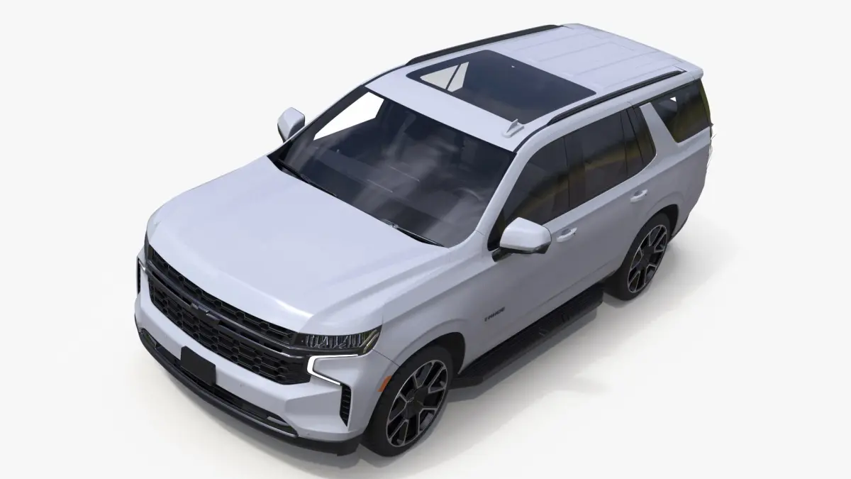 2024 Chevrolet Tahoe SUV White 3D model