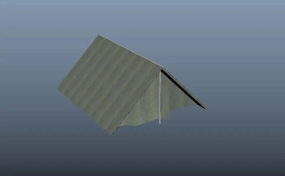 its a simple Tent Free 3D model