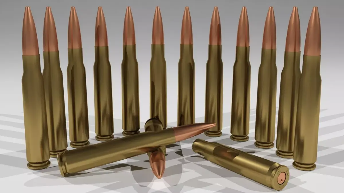 Bullets R1M3 Low-poly 3D model