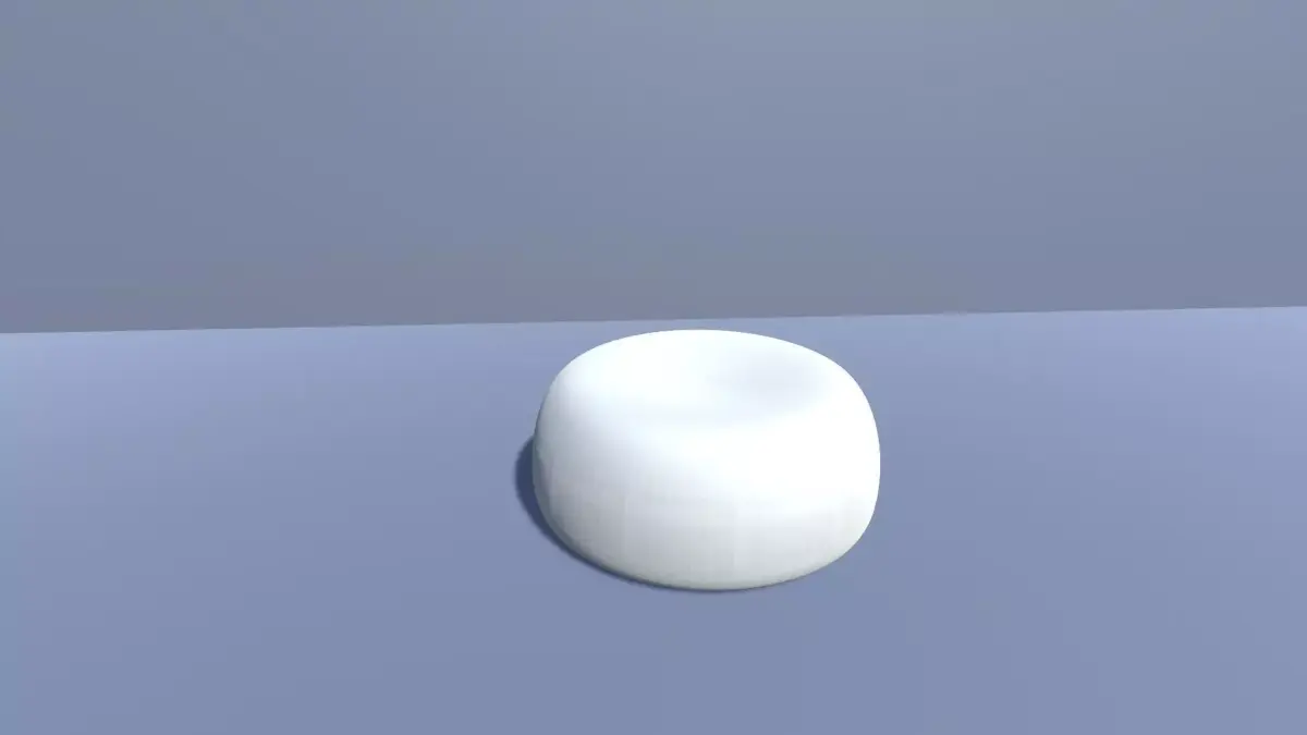 simple bean bag chair Free 3D model