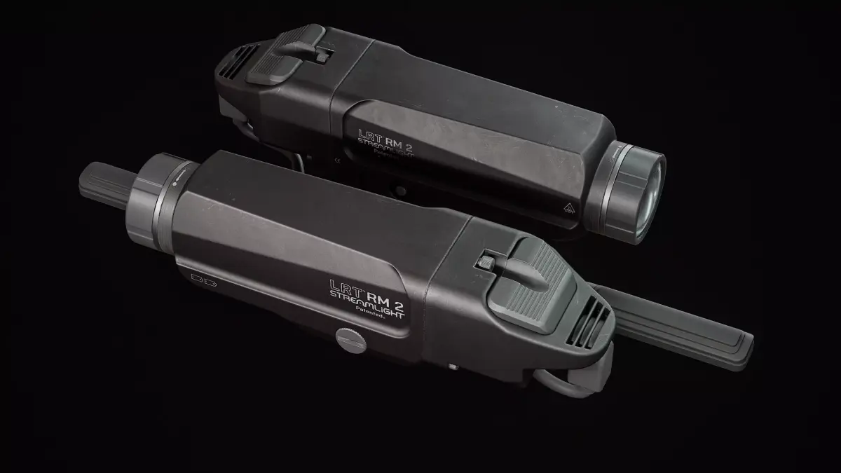 StreamLight Low-poly 3D model