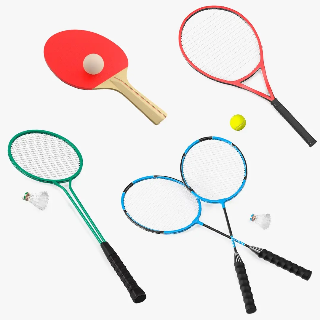 Sport Rackets Collection 2 3D model