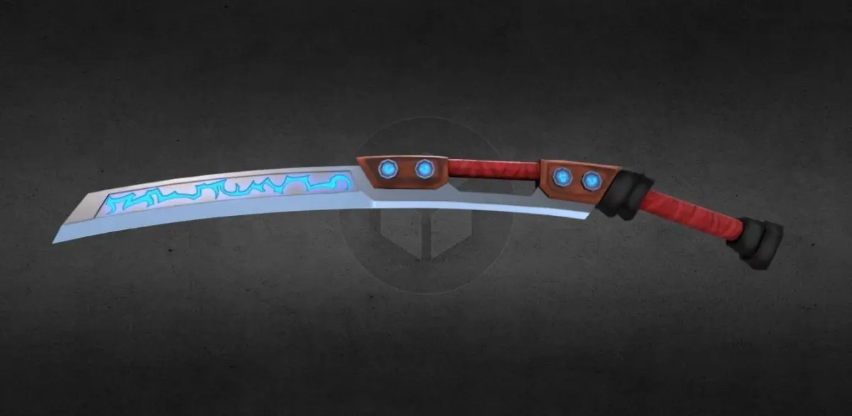 Fantasy Sword Low-poly 3D model 28